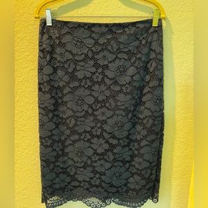 Black lace skirt size 8